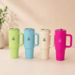 Θερμός Ποτήρι Tumbler Pandaboo 900ml - Καπάκι Καλαμάκι