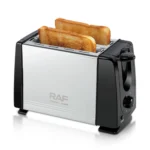 RAF φρυγανιέρα 2 θέσεων 650W μαύρη inox