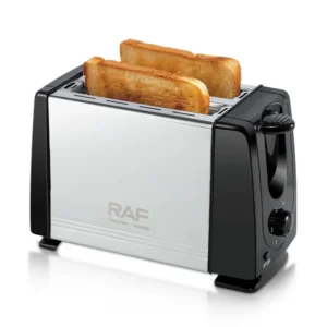 RAF φρυγανιέρα 2 θέσεων 650W μαύρη inox