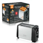 RAF Φρυγανιέρα 2 Θέσεων 650W – Inox Μαύρη - Image 2