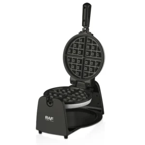 RAF περιστρεφόμενη βαφλιέρα 1200W R.592 με θερμοστάτη και αντικολλητικές πλάκες