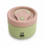 Παιδικό Θερμός Φαγητού 650ml Pandaboo- Green – Ανοξείδωτο Διπλού Τοιχώματος - Image 2