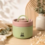 Παιδικό Θερμός Φαγητού 650ml Pandaboo- Green – Ανοξείδωτο Διπλού Τοιχώματος