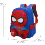 Παιδική Σχολική Τσάντα Πλάτης Spider-Man με 4 Θήκες - Image 4