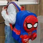 Παιδική Σχολική Τσάντα Πλάτης Spider-Man με 4 Θήκες - Image 5