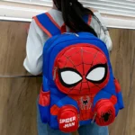 Παιδική Σχολική Τσάντα Πλάτης Spider-Man με 4 Θήκες - Image 3