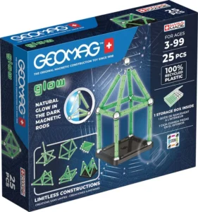 μαγνητικό σετ κατασκευών geomag glow