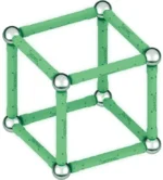μαγνητικό σετ κατασκευών geomag glow 4