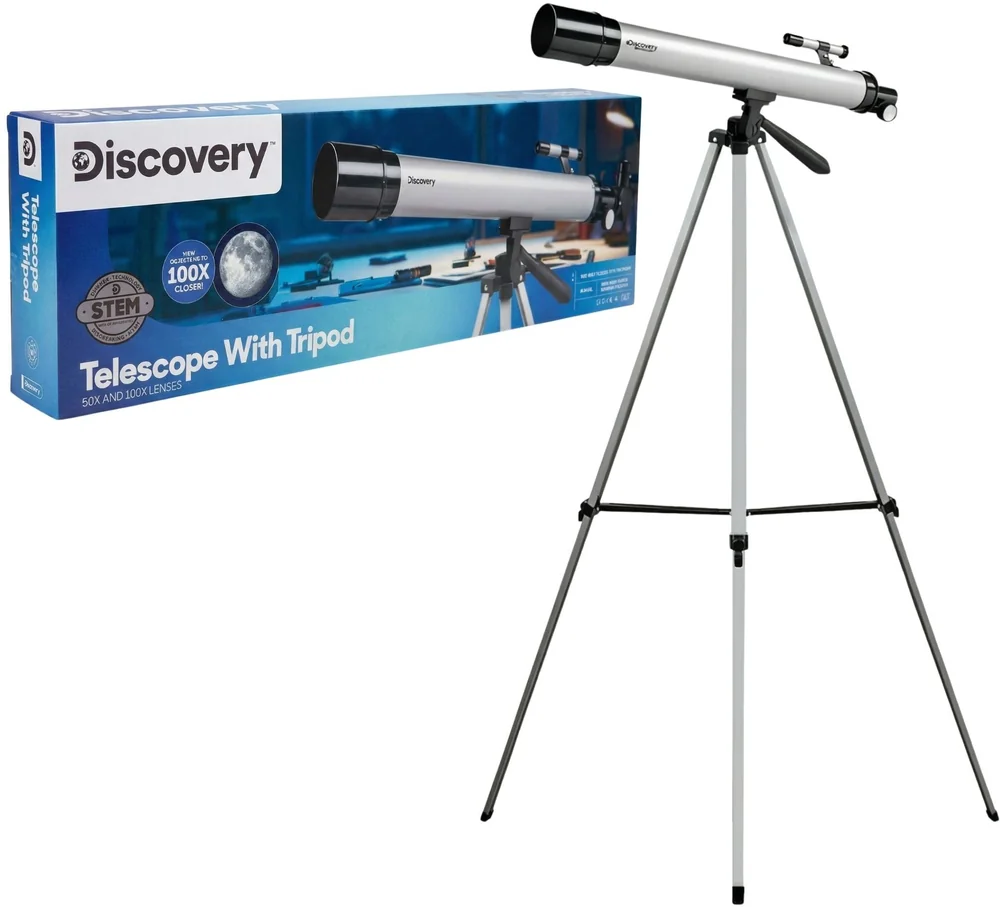 Τηλεσκόπιο Discovery με Ρυθμιζόμενο Τρίποδο 1 τηλεσκόπιο με τρίποδο