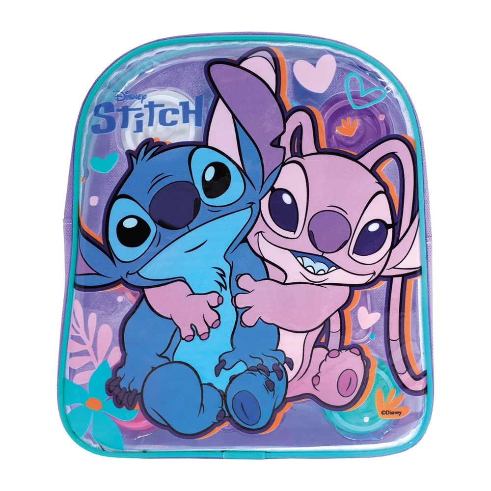 Πλαστελίνη Disney Stitch Τσάντα Πλάτης με 4 Βαζάκια & Εργαλεία 1 πλαστελίνη stitch για παιδιά