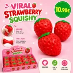 Παιχνίδι Αντιστρές Strawberry Squishy 1τμχ