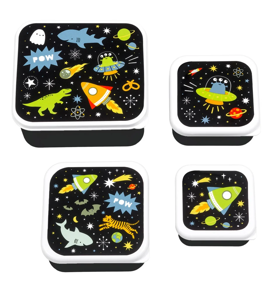 Σετ 4 Δοχείων Φαγητού Galaxy A Little Lovely Company 1 σετ δοχείων φαγητού
