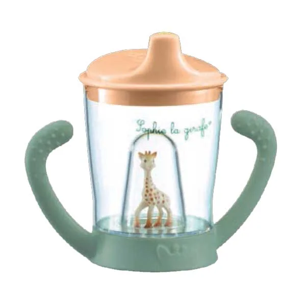 Ποτηράκι Non Drip Sophie la Girafe Pastel 180ml 1 ποτηράκι non drip sophie