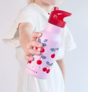 ανοξείδωτο παιδικό παγούρι cherries 350ml