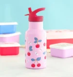 ανοξείδωτο παιδικό παγούρι cherries 350ml 2