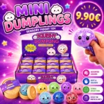 μίνι squishy dumplings με glitter
