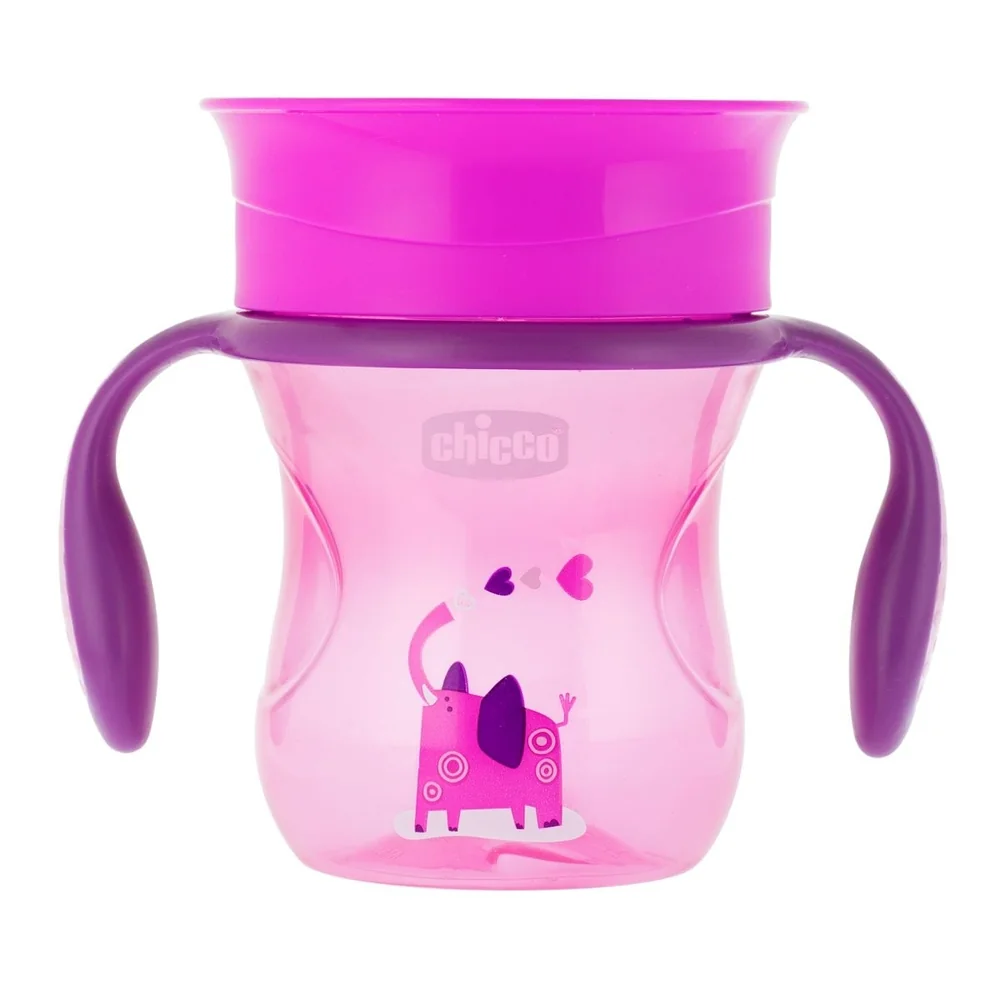 Εκπαιδευτικό Ποτηράκι Chicco Perfect Ροζ 200ml 12m+ 1 εκπαιδευτικό ποτηράκι Chicco