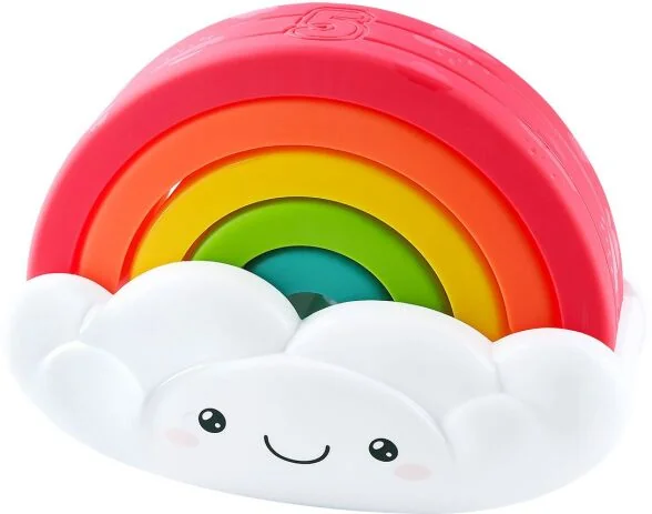 Playgo Stacking Rainbow Cloud 6m+ 1 ουράνιο τόξο στοίβαξης