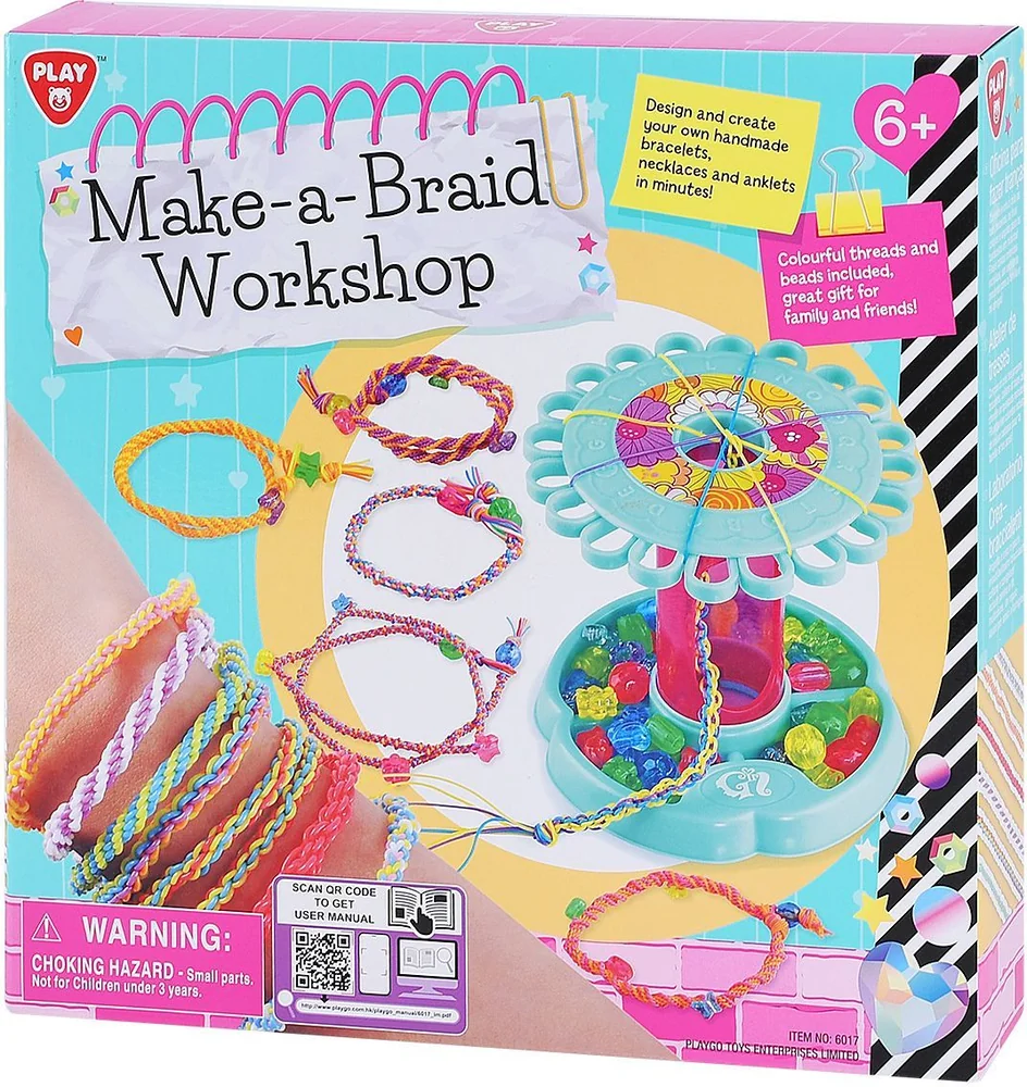 Playgo Σετ Πλεξίματος Make-A-Braid Workshop 1 σετ πλεξίματος playgo