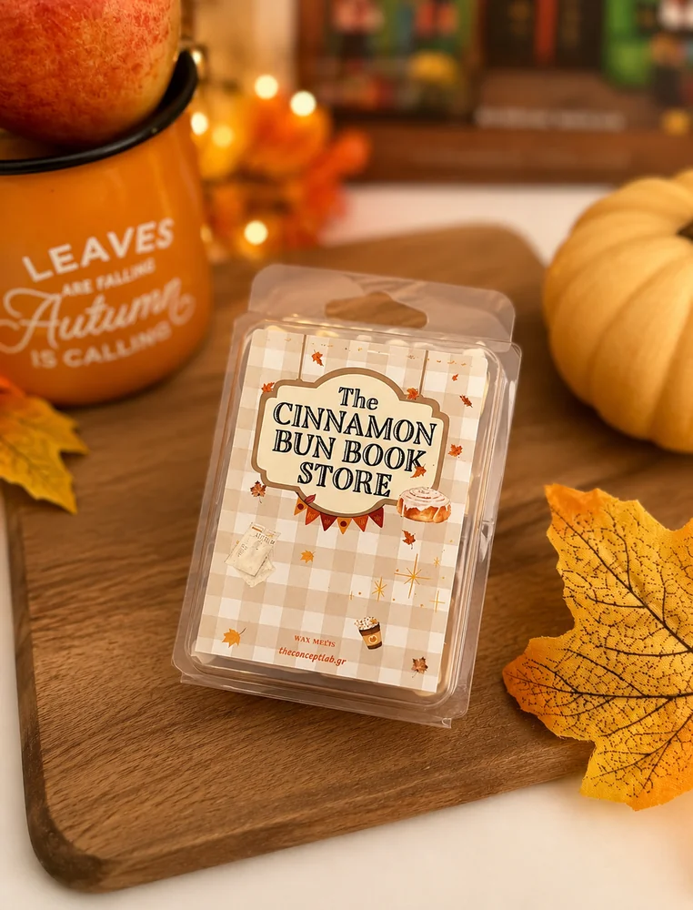 Αρωματικά Wax Melts The Cinnamon Bun Bookstore 75 g 1 αρωματικά wax melts κανέλα