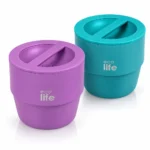 Ecolife Στρογγυλό Θερμός Φαγητού 750ml – Μωβ / Πετρόλ